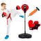 Kids Adjustable Punching Bag 32-48.5 Inch PE PVC Leather Iron Stand